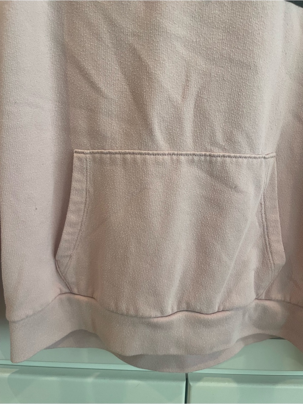 PINK Victoria's Secret Soft Pink Pullover Sweatshirt with Black Logo - Picture 5 of 5